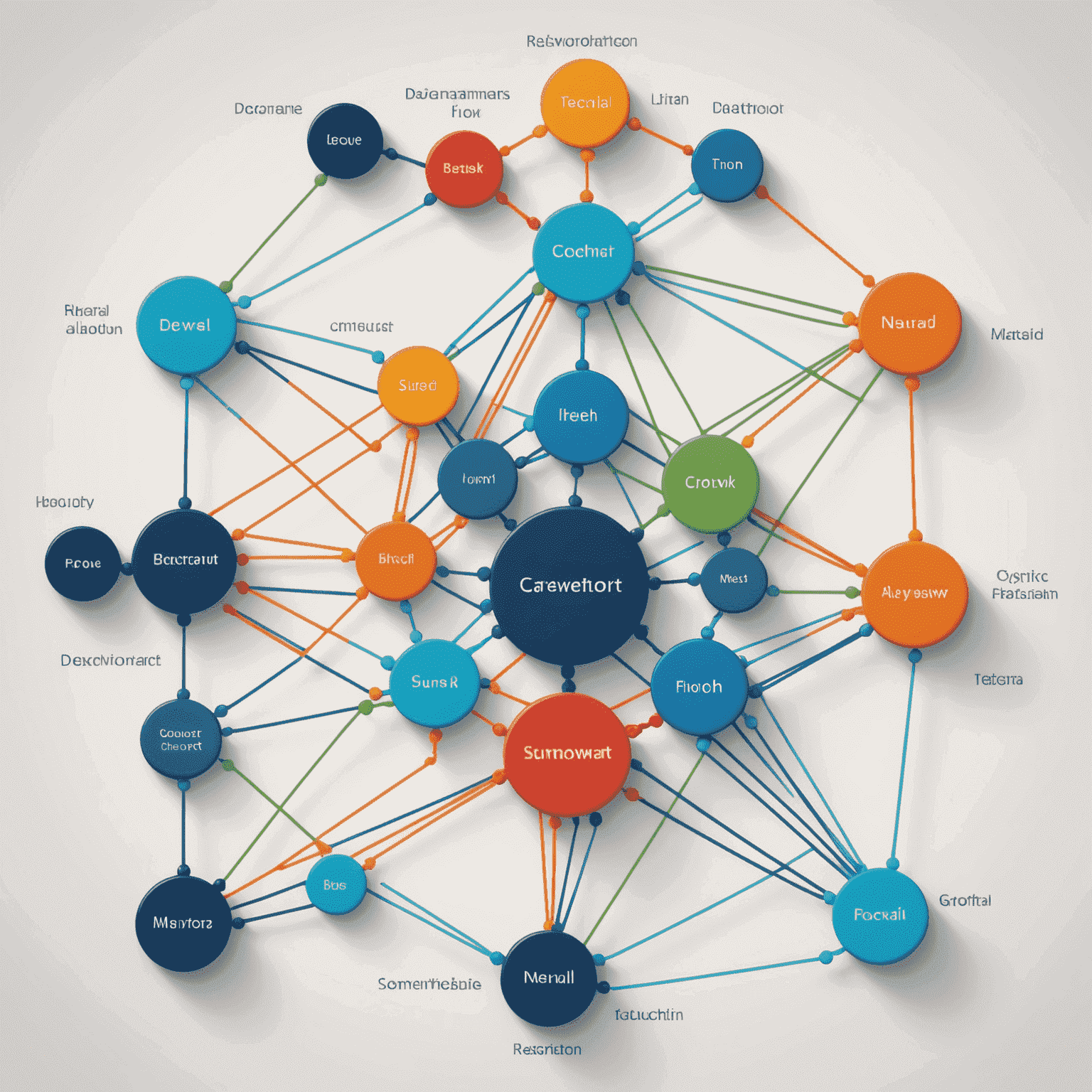 Diagram rekurentnej neurónovej siete zobrazujúci cyklické spojenia a tok informácií v čase
